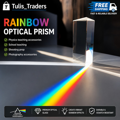Crystal glass prism - glass,