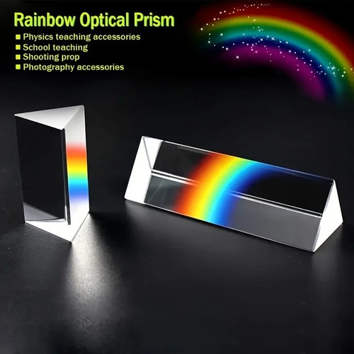 Glass triangular prism physics - glass,
