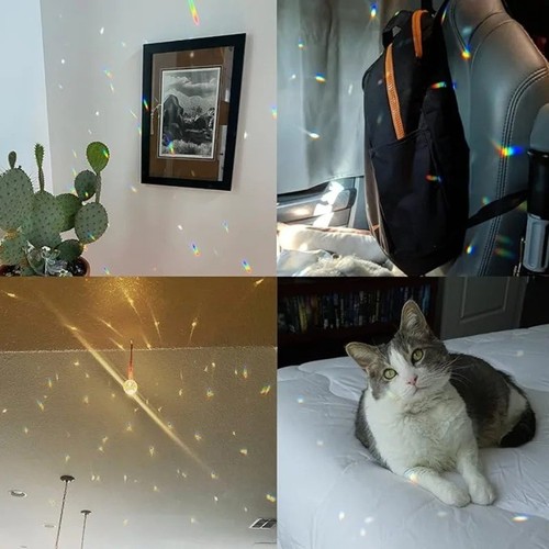 2pcs 30mm crystal sun - 30mm,