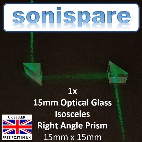 Mirrored 15mm optical glass - 15mm,