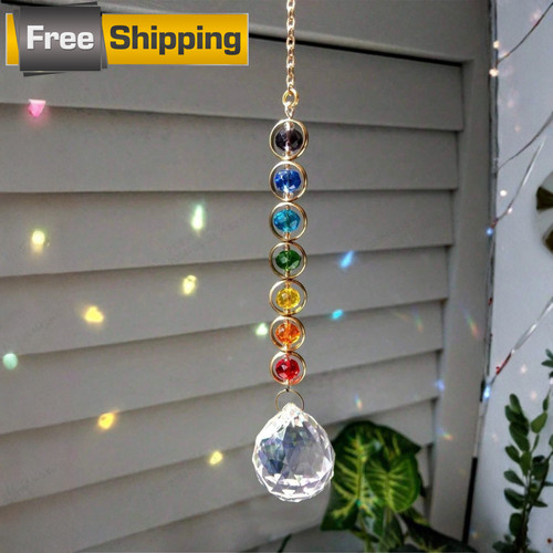 Crystal suncatcher rainbow - crystal,