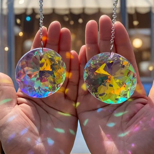 2pcs round crystal - "2pcs,