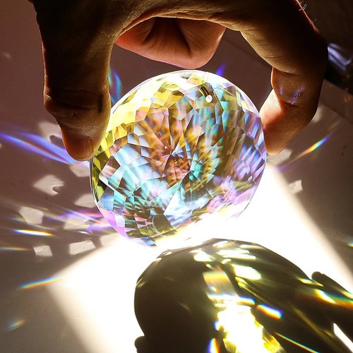 2pcs 30mm crystal sun - 2pcs,