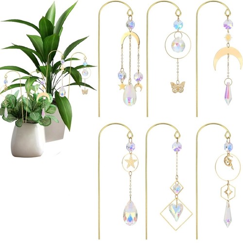 6pcs crystal suncatcher prism - crystal,