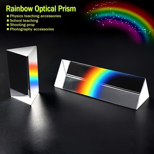 Educational glass prism - educational,