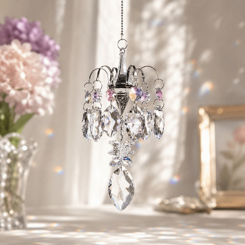 Crystal prism sun catcher - sun,