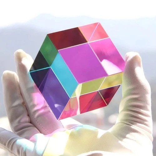 20mm crystal prism cube 3d - "20mm,