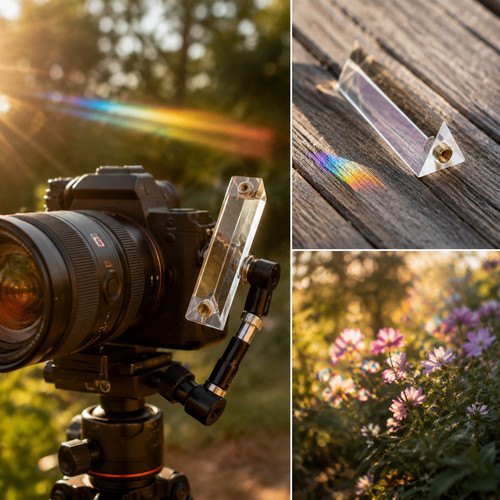 Rainbow prism lens - prism, filter
